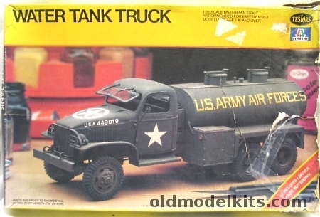 Testors 1/35 GMC Water Tank Truck, 855 plastic model kit